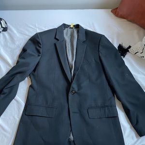Kimmy custom black suit.